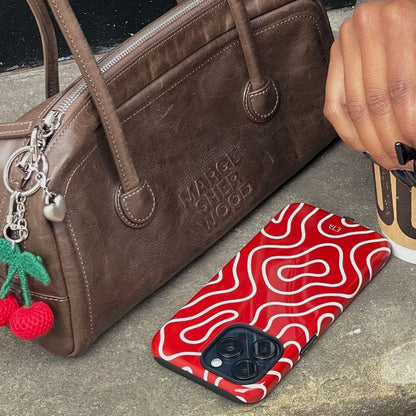 SWIRL | iPhone Case (Red) - ETA