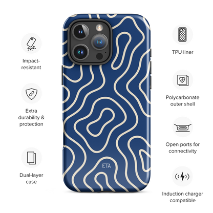 SWIRL | iPhone Case (Blue) - ETA