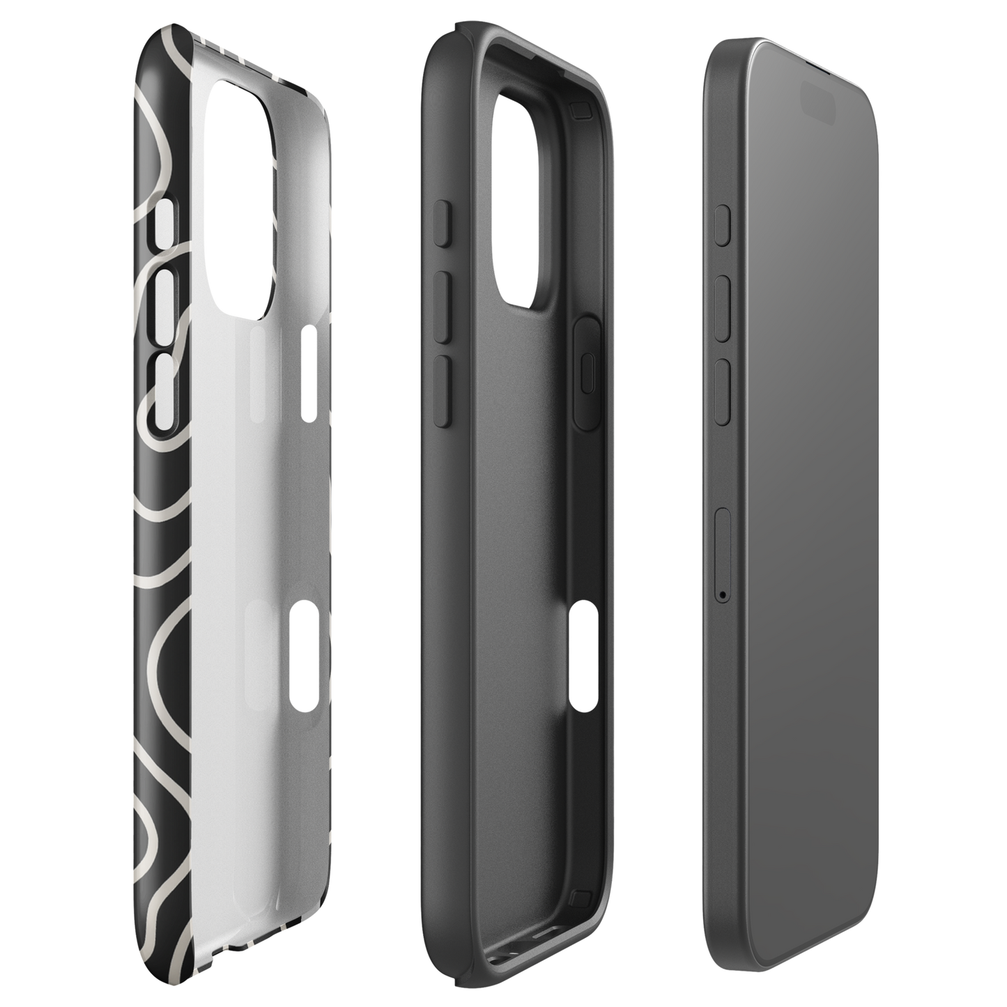 SWIRL | iPhone Case (Black) - ETA