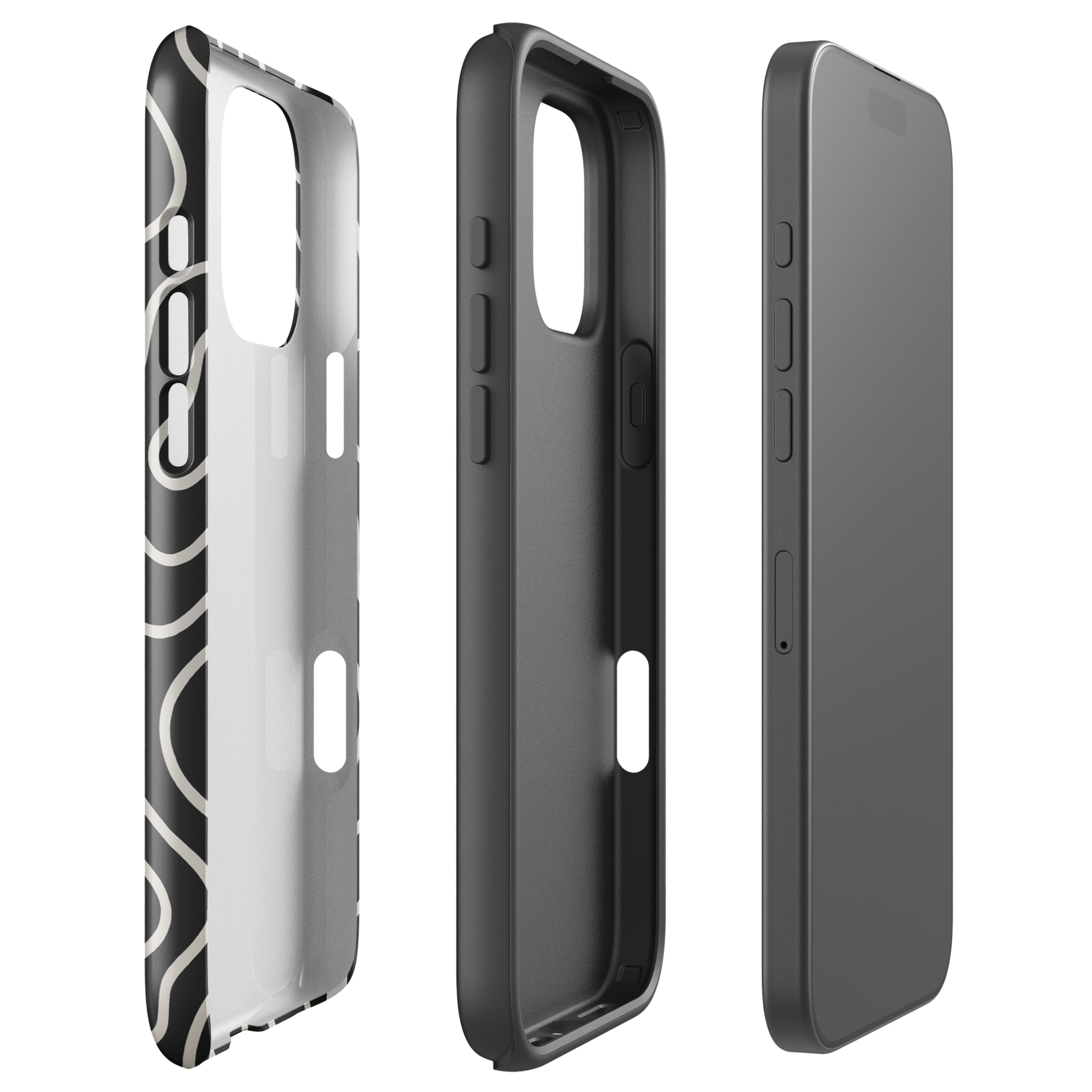 SWIRL | iPhone Case (Black) - ETA