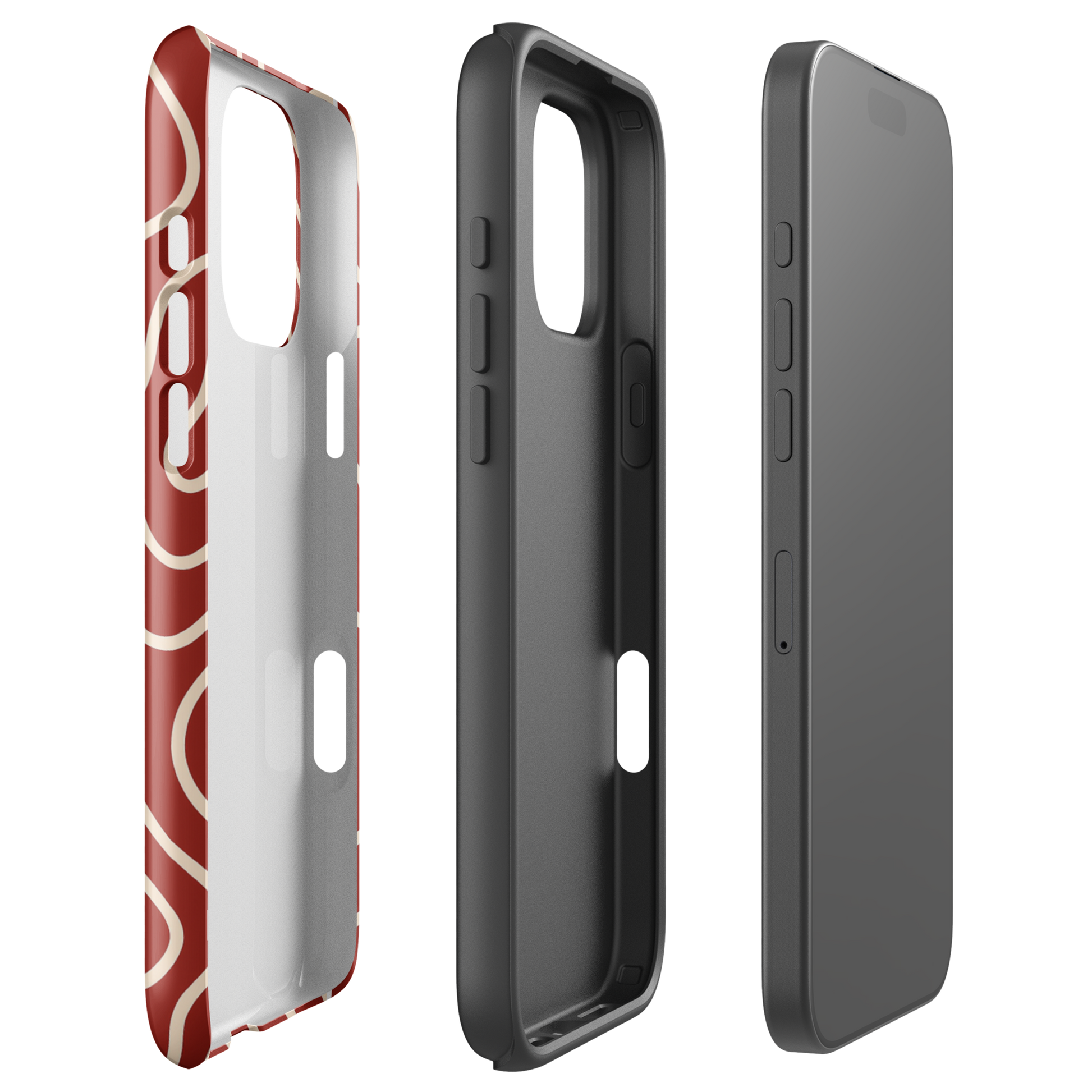 SWIRL | iPhone Case (Red) - ETA